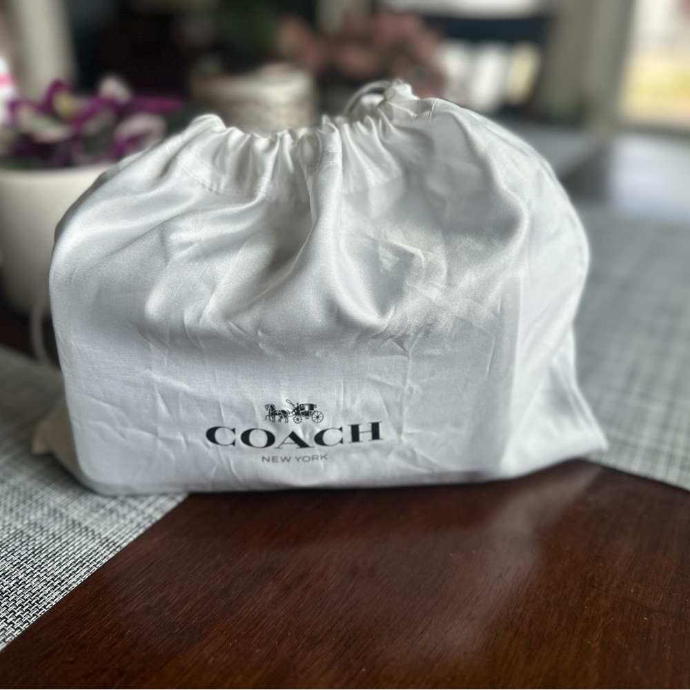 Coach Black Lux Bandit Belt Bag with dust bag